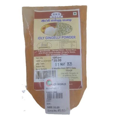 Idly Gingelly Powder 100 Grams