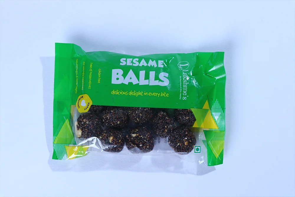 Lakshmes Sesame White Balls 15 Pieces