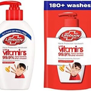 Lifebuoy Handwash Total 190+185 Ml