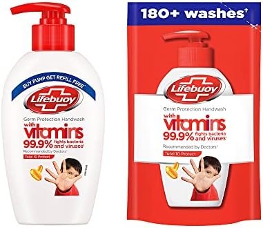 Lifebuoy Handwash Total 190+185 Ml