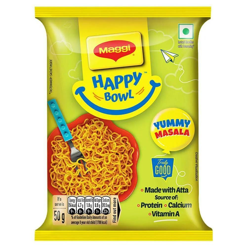 Maggi Happy Bowl Yummy Masala 50 Grams