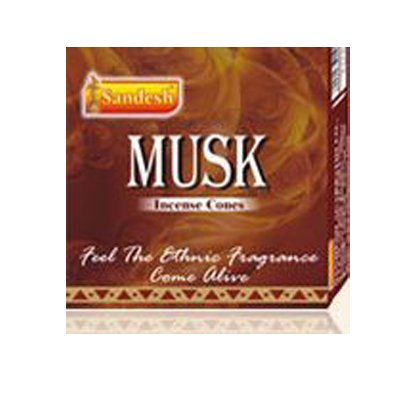 SANDESH MUSK INCENSE CONES 22 Grams