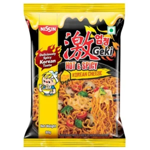 Nissin Geki Korean Cheese Noodles 80 Grams