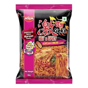Nissin Geki Korean Kimchi Noodles 80 Grams