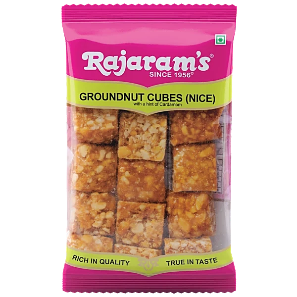 Rajarams Nice Groundnut Cubes 15S 100 Grams