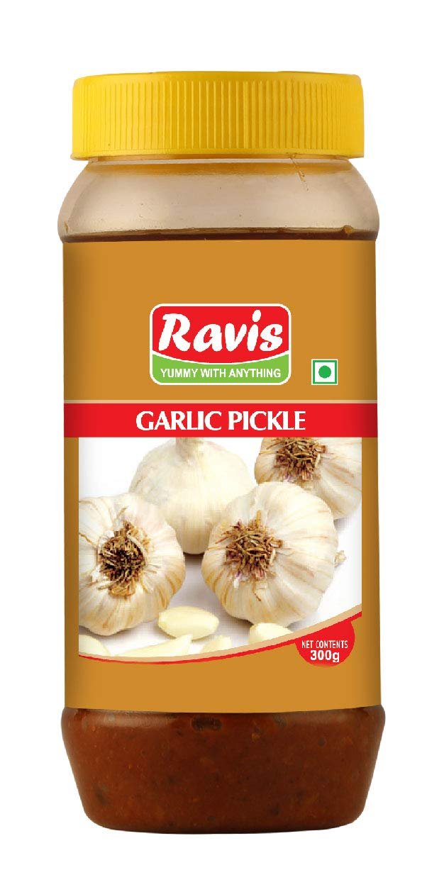 Ravis Garlic Pickle 300 Grams