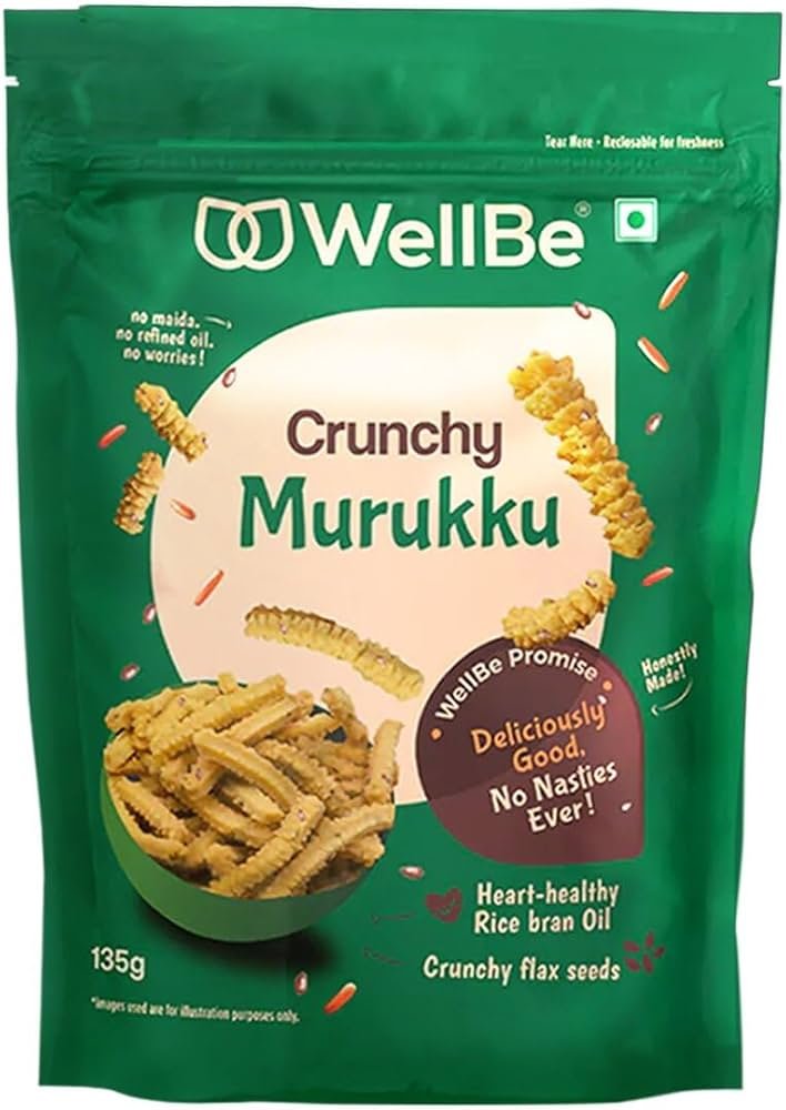 Wellbe Crunchy Murukku 135 Grams
