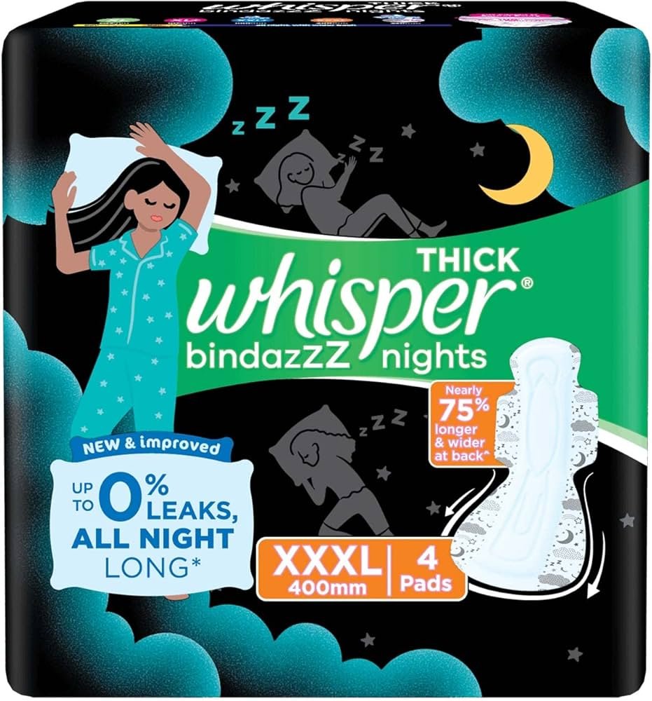 Whisper Bindazzz Nights Xxxl+4N