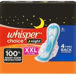 Whisper Choice Night Xxl 6 Pads