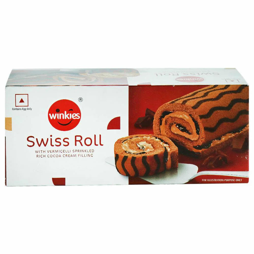 WINKIES SWISS ROLL COCO CREAM 165 Grams