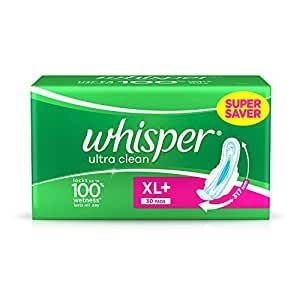 WHISPER ULTRA CLEAN XL+ 30 PADS
