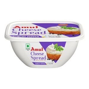 AMUL CHEESE SPREAD PUNCHY PEPPER 200 Grams