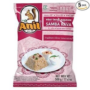 ANIL SAMBA BROKEN WHEAT RAVA 500 Grams