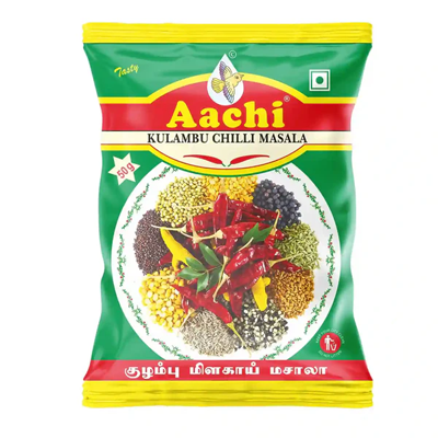 Aachi-Kulambu-Chilly-Powder-50-Grams.png - Daily Needs Handmade Crochet Rose Online Shopping Website India
