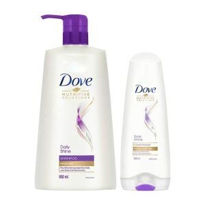 DOVE DAILY SHINE SHAMPOO & CONDITIONER 175 Ml