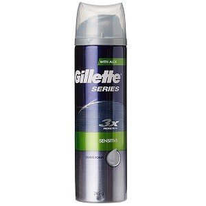 GILLETTE SENSITIVE SHAVE FOAM 245 Grams