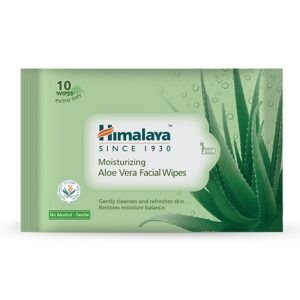 HIMALAYA ALOE VERA FACIAL WIPES 10 Nos.