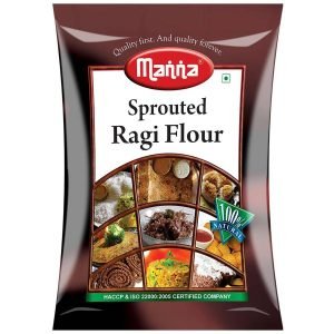 MANNA SPROUTED RAGI FLOUR 500 Grams