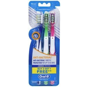 ORAL B CRISSCROSS ANTI BACTERIAL BUY 2 GET 1