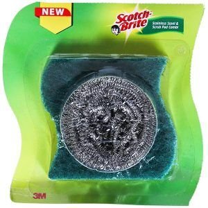 SCOTCH BRITE STEEL SCRUB PAD