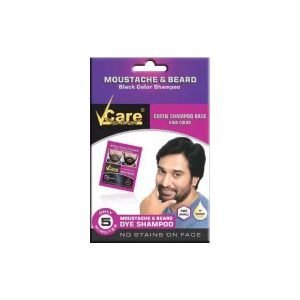 VCARE MOUSTACHE & BEARD COLOUR SHAMPOO 5 Ml