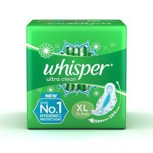 WHISPER ULTRA CLEAN XL +15 PADS