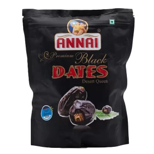 ANNAI PREMIUM BLACK DATES POUCH 125 Grams